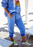 Vintage Track Pant- Faded Blue