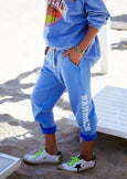 Vintage Track Pant- Faded Blue