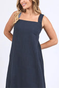 Lourdes Dress- Navy