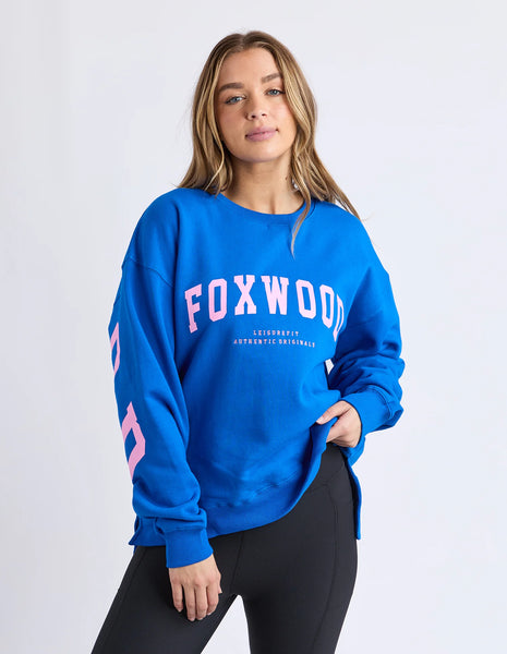Interval Crew Cobalt/Neon Pink
