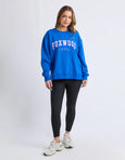 Interval Crew Cobalt/Neon Pink