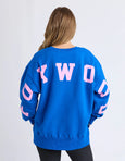 Interval Crew Cobalt/Neon Pink