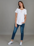 Amelie Mini Heart Embroidery T Shirt