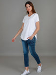 Amelie Mini Heart Embroidery T Shirt