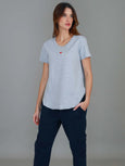Amelie Mini Heart Embroidery T Shirt