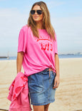 1976 Dreamer Tee- Hot Pink