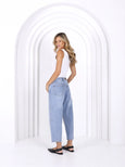 Toni Barrel Jeans- Light Blue