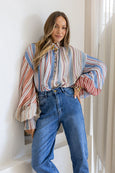 Dreams Blouse- Hampton Stripe