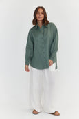 Pluto Shirt- Dusty Green