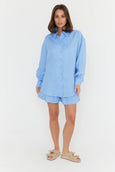 Pluto Shirt- Cornflour Blue