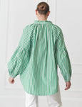 Kell Shirt- Green Stripe