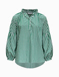 Kell Shirt- Green Stripe