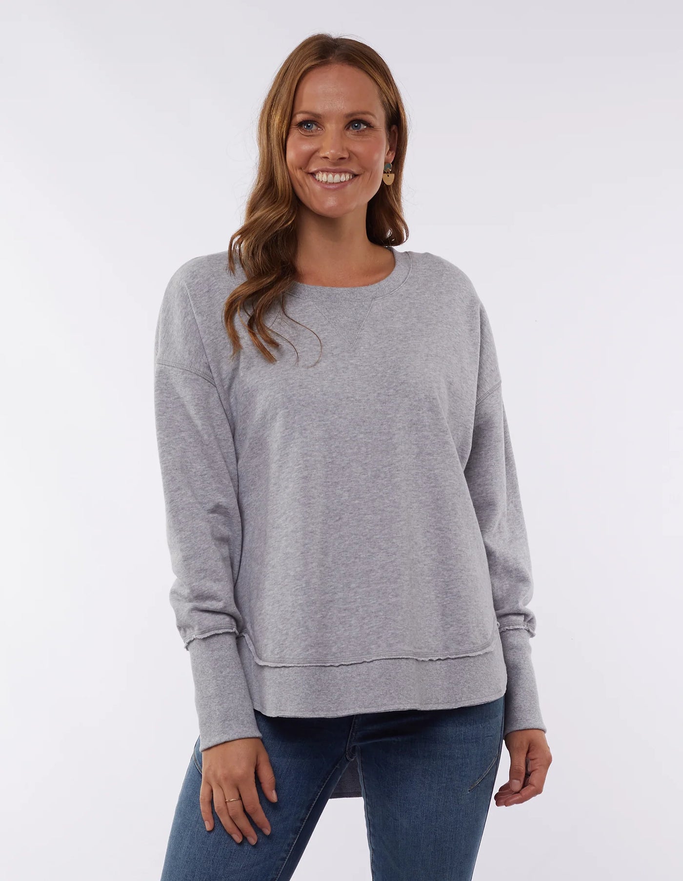 Delilah Crew- Grey Marle