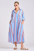 The Luna Dress- Nautical Stripe