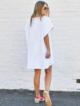 Salt and Sunshine Towelling Cover-Up- White