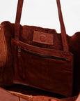 Baby Unlined Tote- Cognac