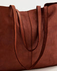 Baby Unlined Tote- Cognac