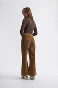 Freya Velvet Jean - Toffee