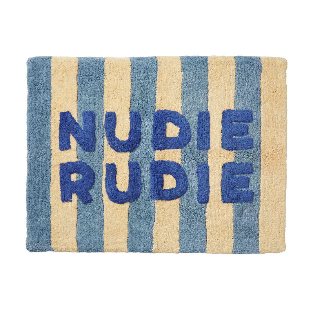 Ira Nudie Rudie Bath Mat- Blue Jean