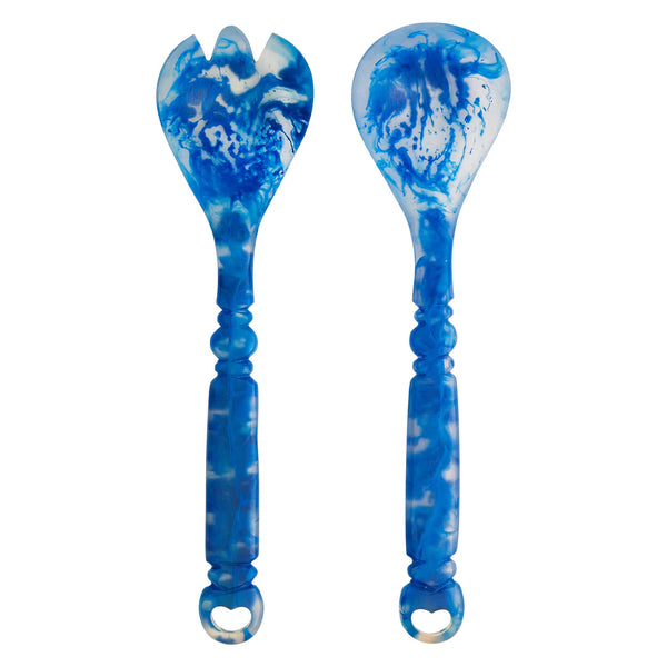 Wilkie Salad Servers- Lapis