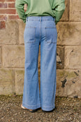 Eddie 7/8th Jean- Light Wash Denim