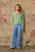 Eddie 7/8th Jean- Light Wash Denim