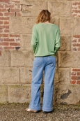 Eddie 7/8th Jean- Light Wash Denim