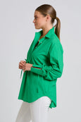 The Millie Girlfriend Shirt- Bright Green