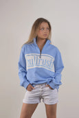 Zip Sweat- Blue