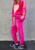 Velour Sweat- Pink
