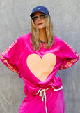 Velour Sweat- Pink