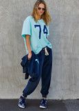 Graphic Tee- Pale Blue