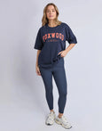 Interval Tee- Navy/Orange