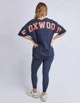 Interval Tee- Navy/Orange