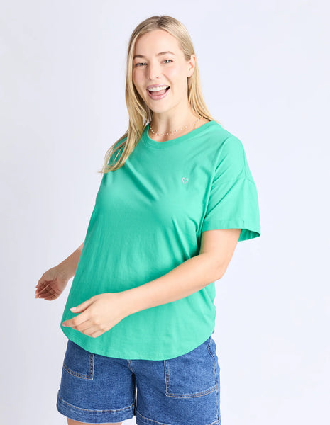 Halli Tee- Gumdrop Green