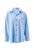 Peta Oversized Shirt- Sky Blue