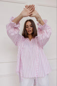 Danill- Light Pink Thick Stripe