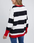 Elvie Stripe Knit- Navy