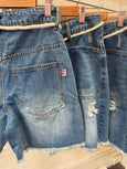 Frayed Denim Carpenter Short