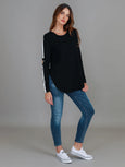 Junee Curved Hem T Shirt