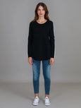 Junee Curved Hem T Shirt