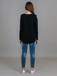 Junee Curved Hem T Shirt