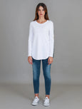 Junee Curved Hem T Shirt