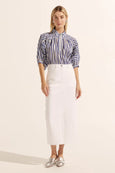 Adage Top- Navy Stripe