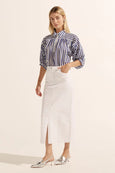 Adage Top- Navy Stripe