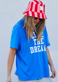 Live The Dream Tee- Royal Blue