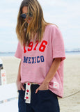Mexico 1976 Tee- Red/White Stripe