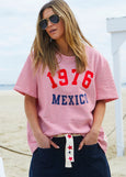 Mexico 1976 Tee- Red/White Stripe
