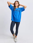 Interval Tee- Blue/Navy