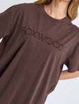 Simplified Tee Dress- Coffee